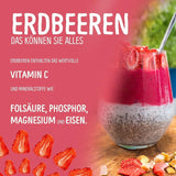 Bio-Gefriergetrocknete Erdbeeren: 70 g getrocknete Erdbeeren für Smoothie-Bowls, Müsli, Porridge-Toppings – gefriergetrocknete Beeren ohne Zuckerzusatz – gefriergetrocknete Erdbeeren – NutriPur-Früchte. Dehydrierte Produkte Naty Shop