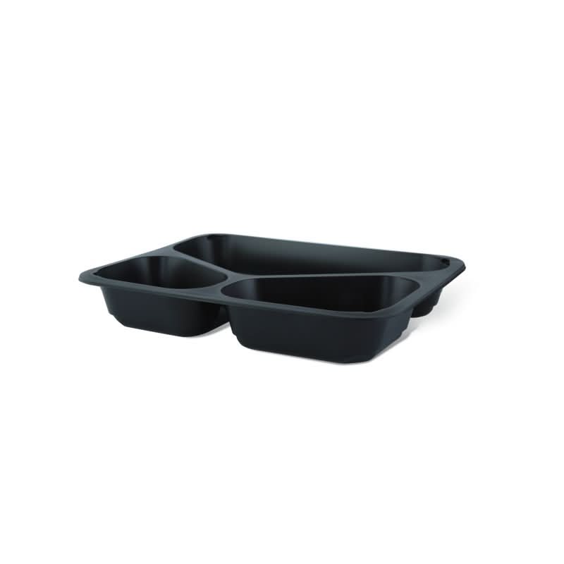 Thermo-Kasserolle mit 3 Fächern und transparentem Deckel, 10-teiliges Set Catering Nati Shop