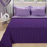 PETTI Artigiani Italiani – Einzelbettbezug, doppelseitige Bettdecke, Federbettdecke, Mitternachtsblau, Weiß, 100 % Made in Italy. Steppdecken und Steppdecken Naty Shop Fuchsia Bettgröße 120 (220 x 260 cm)
