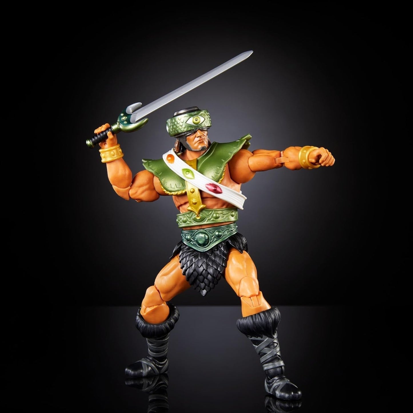 Masters of the Universe Masterverse New Eternia Tri-Klops Actionfigur Deluxe-Sammelfigur mit 30 Bewegungspunkten und Zubehör Motu Toy HYC52 Actionfiguren Naty Shop