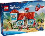 LEGO® Disney Beach House aus „Lilo und Stitch“ – Bauspielzeug mit 6 Zimmern, Observatorium, Raumschiff und 5 Minifiguren – Geburtstagsgeschenk für Mädchen und Jungen ab 9 Jahren und Fans 43268 Besuche den LEGO-Store Bausets