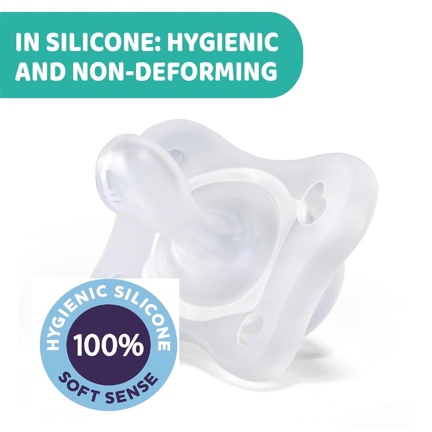 PHYSIOFORMA MINI WEICHE SAUGSUSPENSION, KLAR, 2-6M, 100% SILIKON, 2 STK.