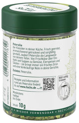 Fuchs - Petersilie gerieben - Kräutergeschmack für Eierspeisen, Gemüse und Salate - 10 Gramm Gewürze Naty Shop