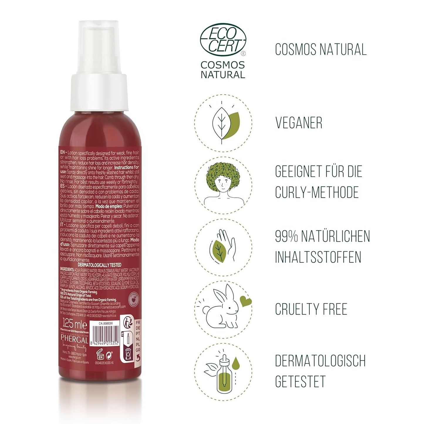 Naturtint, Stärkende Lotion gegen Haarausfall, 125 ml Naturtint Haarpflege