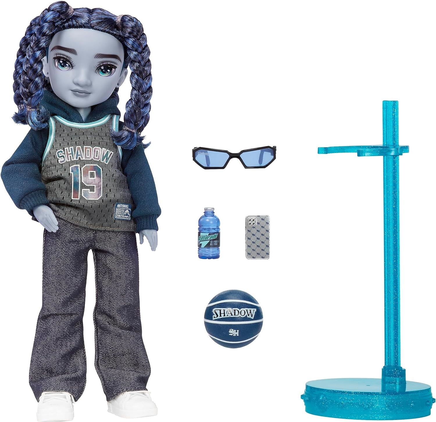 Rainbow High Shadow High Series 3 - Oliver Ocean - Blaue Modepuppe - Junge - Modisches Outfit und mehr als 10 bunte Spielaccessoires - Ideal für Kinder von 4-12 Jahren und Sammler