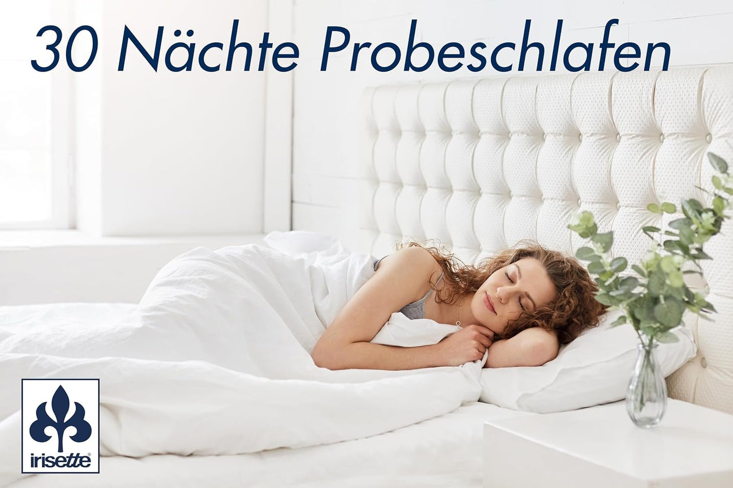 Irisette Edition Sommerdecke – Made in Germany – Leichte Sommerdecke mit weichem Mikrofaserbezug, 155 x 220 cm, Öko-Tex-zertifiziert. Steppdecken und Steppdecken von Naty Shop