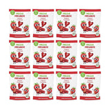 100 % Erdbeer-Bio-Fruchtchips, gefriergetrocknete Erdbeerchips, Packung mit 12 Stück (12 x 12 g) und Crispy Hearts Banane und Erdbeere, Bio-Snack für Kinder und Babys (9 x 30 g), 270 g