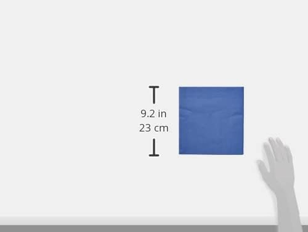 SER4230239 Serviette 40 x 40, 2-lagig, 1/4-Faltung, 100 Servietten, 2-lagig, glatte Kante, blau