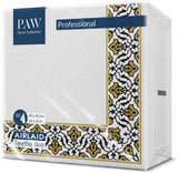 PAW – Airlaid-Servietten – stoffähnlich (40 x 40 cm) I 50 Stück I für Trauerfeier, Beerdigungsparty, Beerdigung, Abschied I hochwertige Tischdeko-Stoffservietten – Erinnerungsblume I Erinnerungsblume