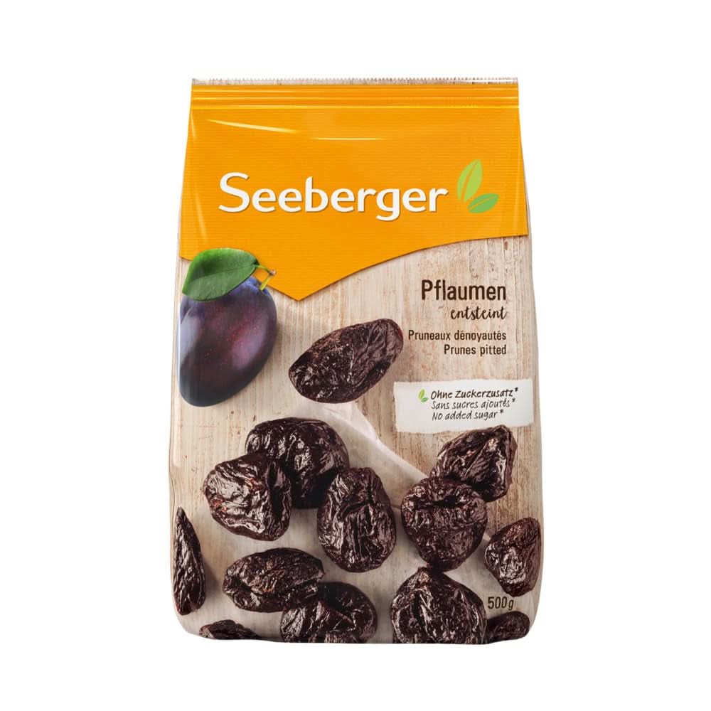 Seeberger Extra große, leckere Pflaumen von bester Qualität – sehr süß und aromatisch, 13 x 125 Gramm, Naty Shop, dehydrierte Produkte, 8 x 500 Gramm