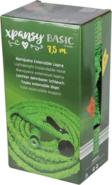 C2607A Hose Basic – Ausziehbarer Schlauch mit Wasserdruck, grün, 7,5 Meter