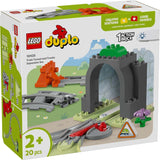 LEGO DUPLO Town Eisenbahntunnel und Gleise – Erweiterungsset, Geschenk für Kleinkinder, fördert die Geschicklichkeit, Spielset für 2-jährige Fahrzeugfans, kreatives Lernspielzeug 10425 Bausets Besuchen Sie den LEGO-Store