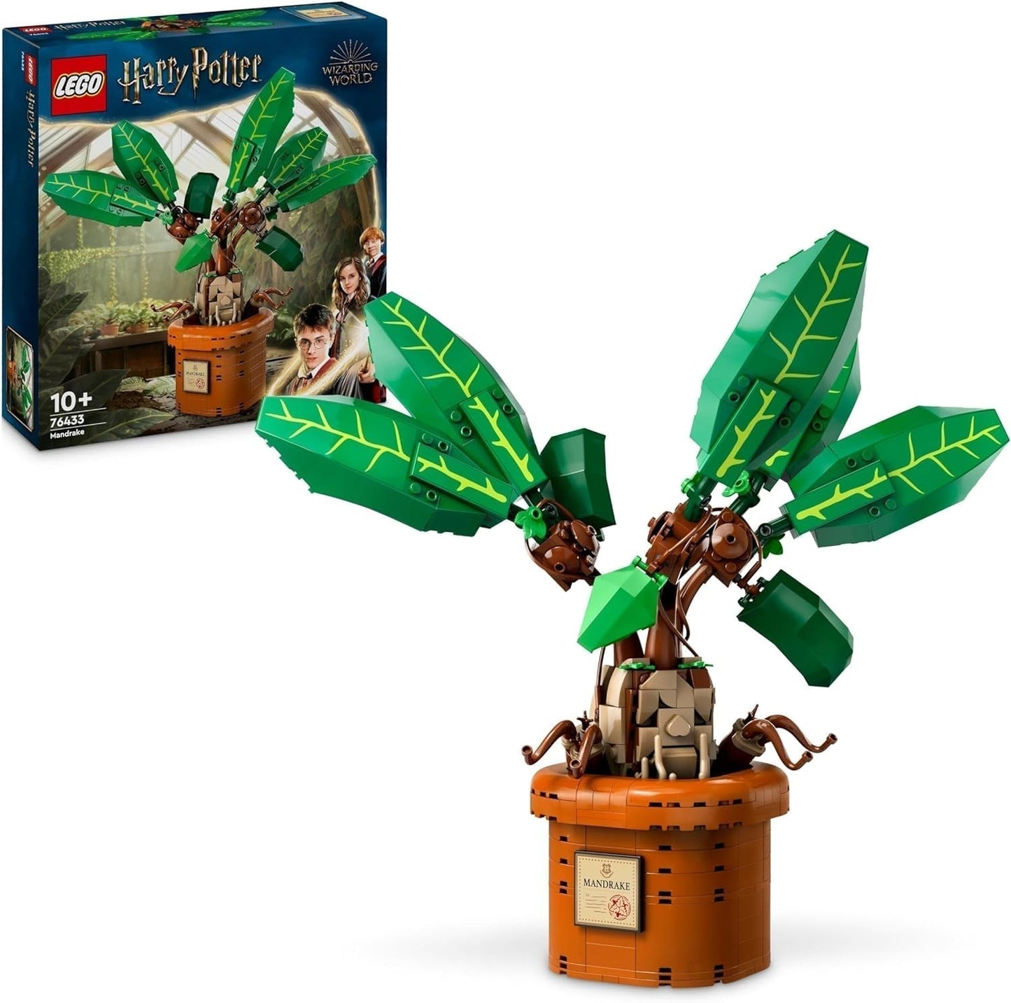 LEGO Harry Potter Zaubertrankpflanze: Mandrake, Topfpflanzenspielzeug, magisches Geschenk für Mädchen, Jungen und alle Fans, fantasievolles Kinderspielset, Heimdekoration 76433 Bausätze Besuche den LEGO-Store Standardtitel