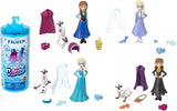 Mattel Disney Frozen Ice Reveal Squishy Ice Gel Doll und 6 Überraschungen, inklusive Friends-Figur und Zubehör (Puppen können variieren) HRN77 Naty Shop Dolls Snow Color Reveal Dolls