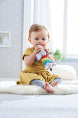 HABA 304771 - Rassel-Dackelfigur, Stoff-Babyspielzeug mit Rasselmotor, Spielzeug ab 6 Monaten Toys Bebe Naty Shop