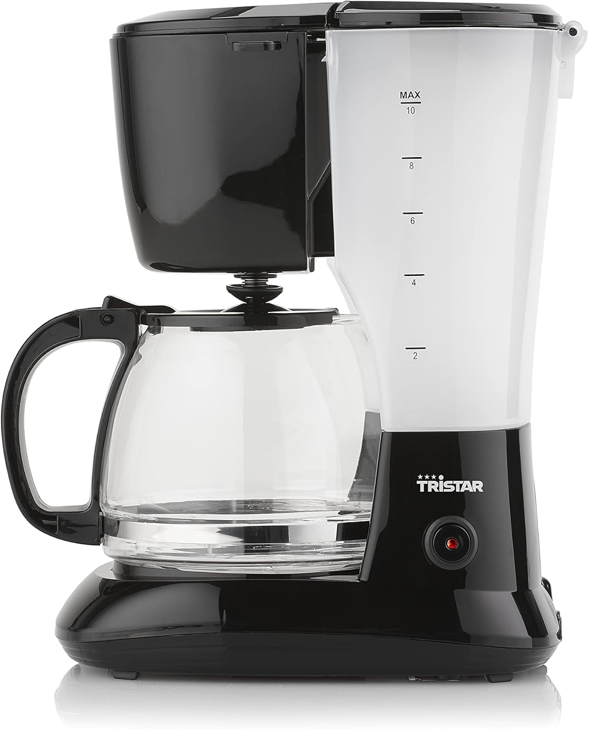 Tristar 1,25 l Kaffeemaschine – für 10–12 Tassen, auch für Camping geeignet, CM-1245, Schwarz