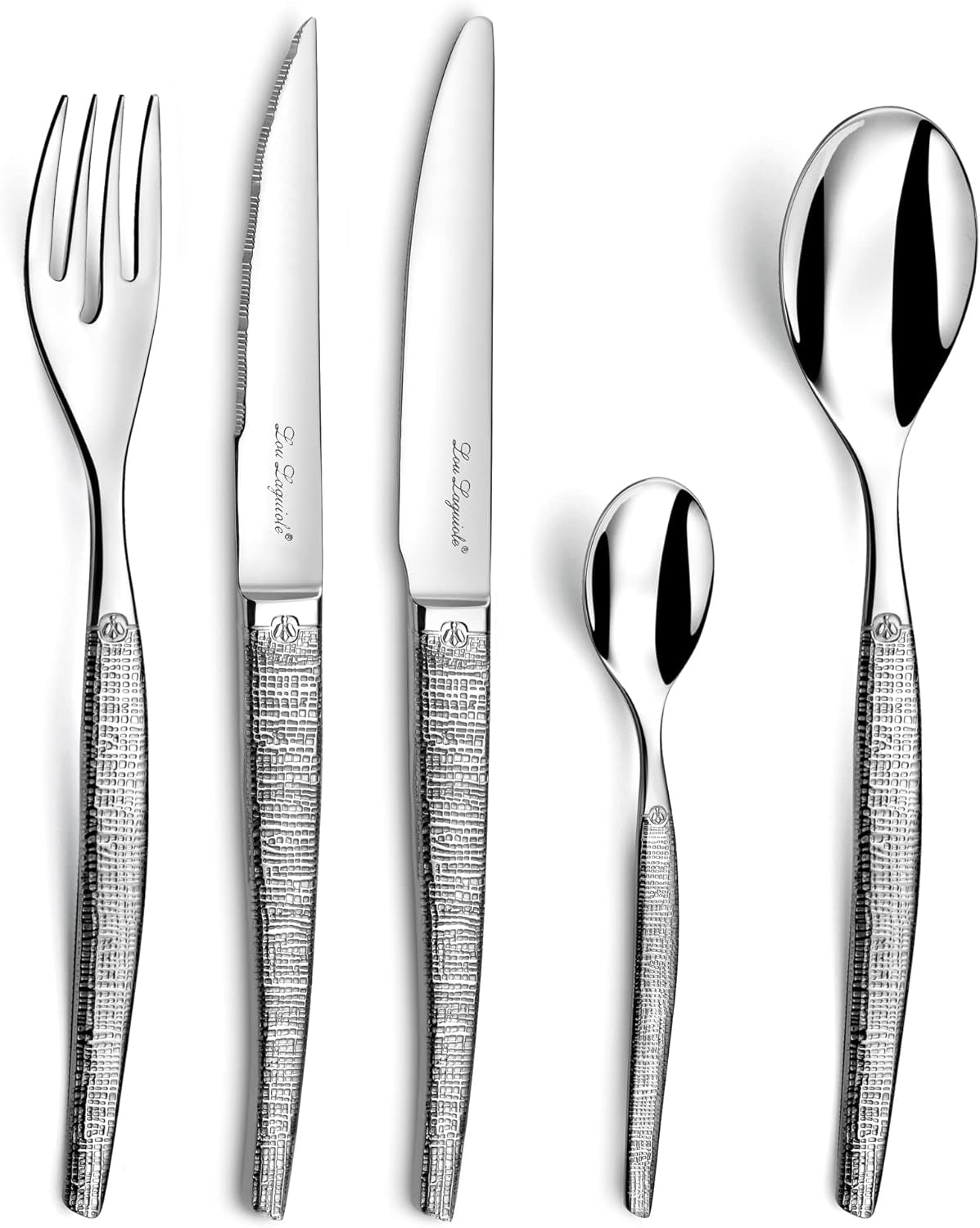 JET Besteck mit glänzendem Design, außergewöhnliches Besteckset, 30-teilig Naty Shop Kitchen