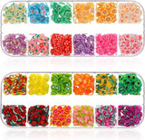 1000 Stk Nagel Obst Scheiben, Nagelkunst Fruchtscheiben Charms Cute Obst-Blumen Charms Mixed Set Mini 3D Obstscheibe Nail Art Zum Nagelkunst Praktische Deko DIY Schleimbasteln Ornament Scrapbooking