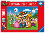 Puzzle für Kinder 100 Teile XXL - Nintendo Super Mario Fun Puzzle Naty Shop Single Single