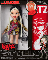 Bratz Stylin' Jade, modische Puppe im T-Shirt-Stil, inklusive Zubehör, süßes Mädchenspielzeug