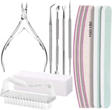 FANDAMEI Maniküre-Set, Buffer Für Nägel, Nagelfeile 100/180, Nagelfeilen Für Gelnägel, Nagelhautschieber, Buffer Für Gelnägel, Feilen Für Gelnägel, Nagelzange, Nagelfeilen Set, Maniküre & Pediküre Set