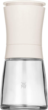 WMF Trend Salz- oder Pfeffermühle 14 cm, ohne Füllung, Keramikmahlwerk, Kunststoff, Glas, weiß Mühlen und Hobel Naty Shop Single