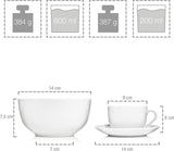 SÄNGER New Port Geschirrset, 36-teilig, für 6 Personen | DIE PREMIUM-KOLLEKTION