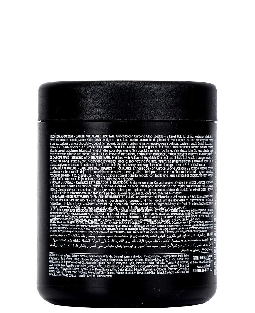 Echosline Karbon 9 Bio-Vegan-Kohlemaske (1000 ml) Naty Shop Haarmaske