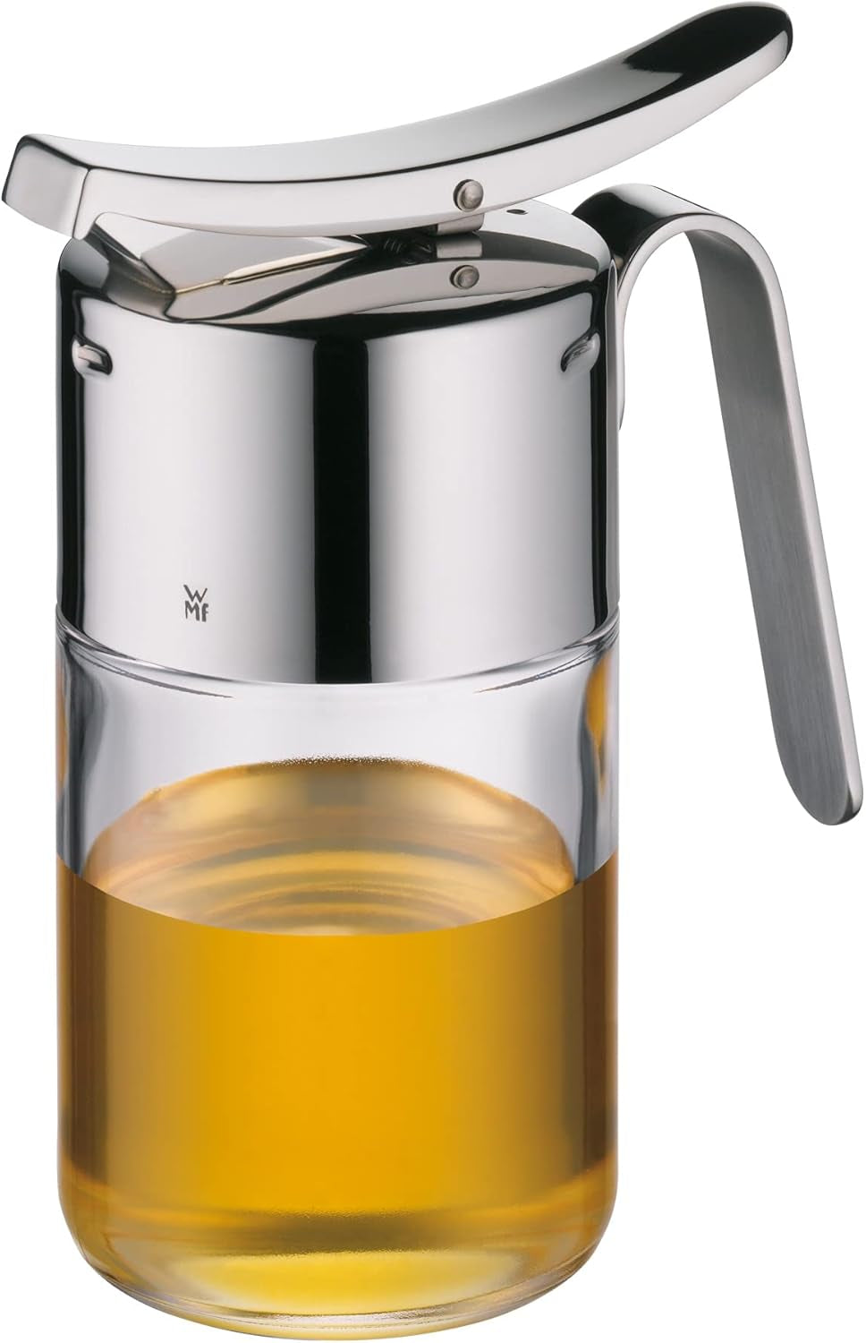 WMF Barista Sirup-/Honigspender 240ml, Vorratsdose & Depot aus Glas 1l, Höhe 21,5 cm, Vorratsdose mit Deckel, Kaffeebohnenbehälter, Müslidose, Frischhaltedose mit großer Einfüllöffnung Frischhaltedosen Naty Shop