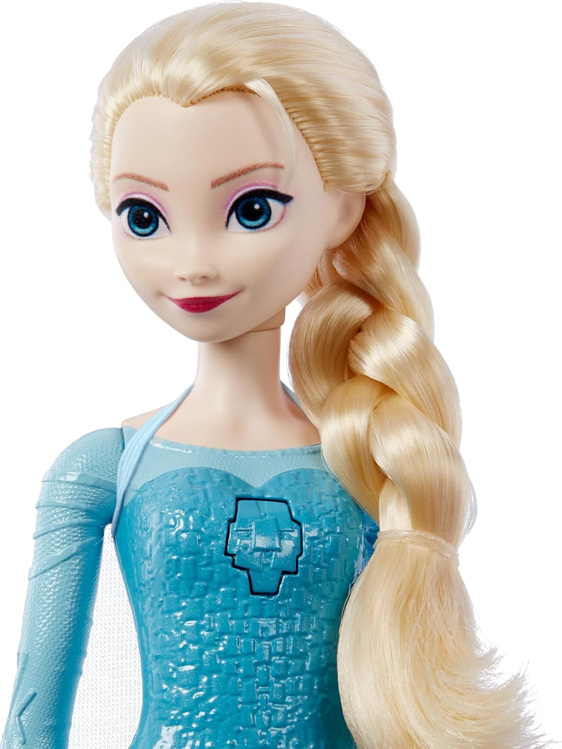 Mattel Disney Frozen Toys Elsa singende Puppe im ikonischen Outfit singt „Let It Go“ aus dem Disney-Film „Die Eiskönigin“ für Kinder
