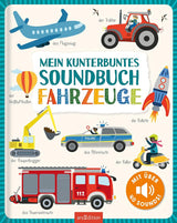 Mein Malbuch mit Geräuschen – Fahrzeuge: Mit über 40 Geräuschen | Hochwertiges Soundbuch mit realistischen Fahrzeuggeräuschen für Kinder ab 24 Monaten. Baby Toys Naty Shop