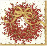 8070C Dreilagige Papierservietten, 20 Stück, 25 x 25 cm, Pfefferbeere