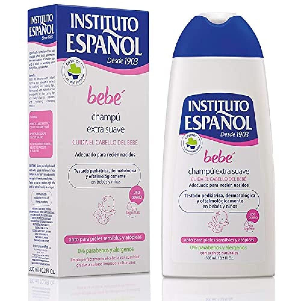 Champu Extra Suave Baby Line – 300 ml. Kinder - Bade- und Hautpflege Naty Shop 6 Stück (1 Packung) Aloe Vera