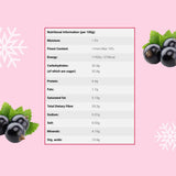 Gefriergetrocknete schwarze Johannisbeeren 250g - Gefriergetrocknete Früchte - Gefriergetrocknete Trockenfrüchte - Getrocknete schwarze Johannisbeeren zum Backen, Müsli, Dekorieren von Kuchen, Desserts Dehydrierte Produkte Naty Shop