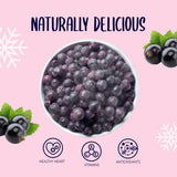 Gefriergetrocknete schwarze Johannisbeeren 250g - Gefriergetrocknete Früchte - Gefriergetrocknete Trockenfrüchte - Getrocknete schwarze Johannisbeeren zum Backen, Müsli, Dekorieren von Kuchen, Desserts Dehydrierte Produkte Naty Shop