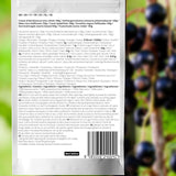 Gefriergetrocknete schwarze Johannisbeeren | 100 % natürliche getrocknete Johannisbeeren | Ohne Zuckerzusatz. Gesunde gefriergetrocknete Süßigkeiten | Gefriergetrocknete Früchte Gefriergetrocknete Früchte Dehydrierte Produkte Naty Shop