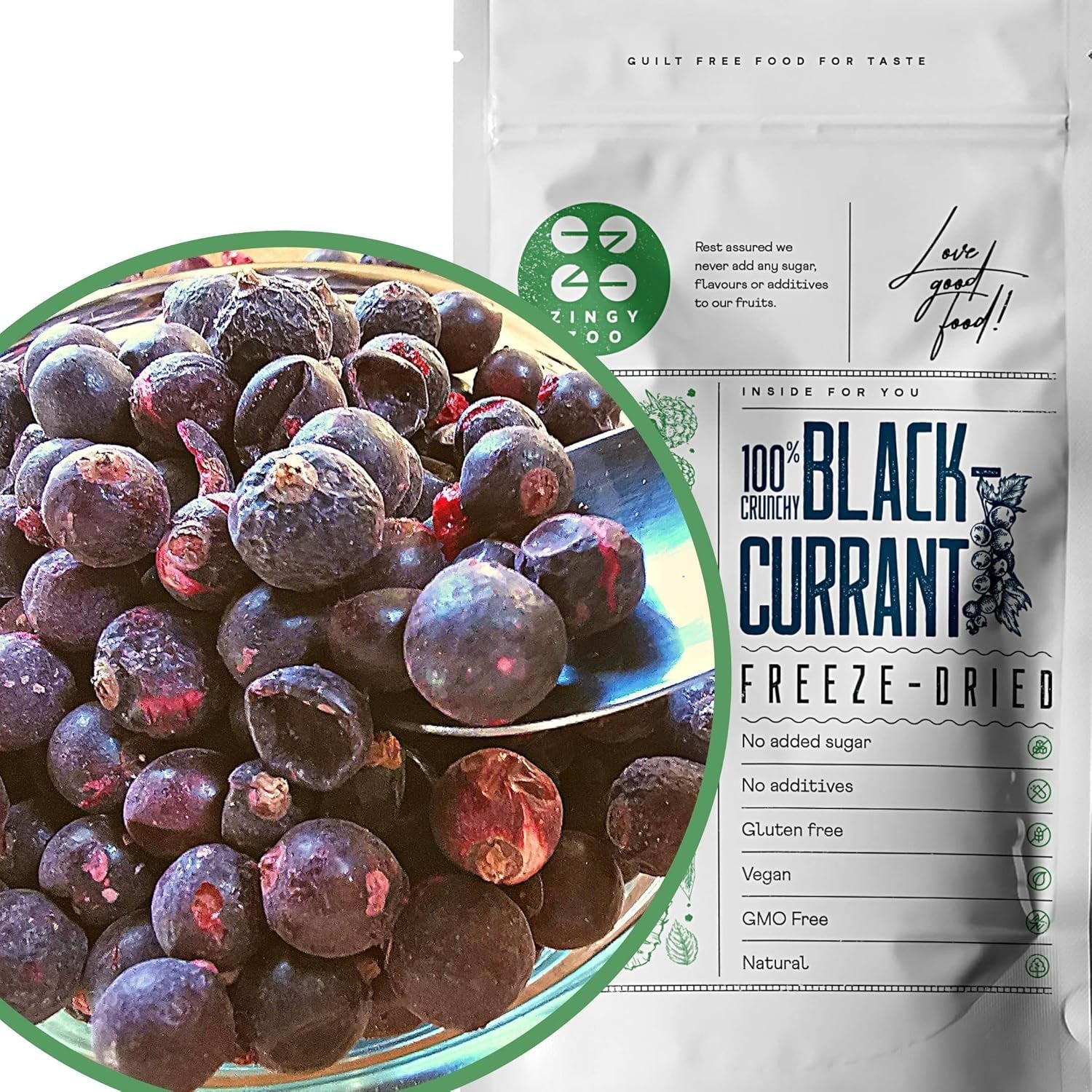 Gefriergetrocknete schwarze Johannisbeeren | 100 % natürliche getrocknete Johannisbeeren | Ohne Zuckerzusatz. Gesunde gefriergetrocknete Süßigkeiten | Gefriergetrocknete Früchte Gefriergetrocknete Früchte Dehydrierte Produkte Naty Shop Standardtitel