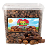 Bite & Delight getrocknete Datteln – Ganz, trocken und natürlich – Aromatische Süßigkeiten – Lecker und saftig – Verzehrfertiger Fruchtsnack – Vegan – Ohne Zuckerzusatz – 1250 g Naty Shop dehydrierte Produkte 10 kg