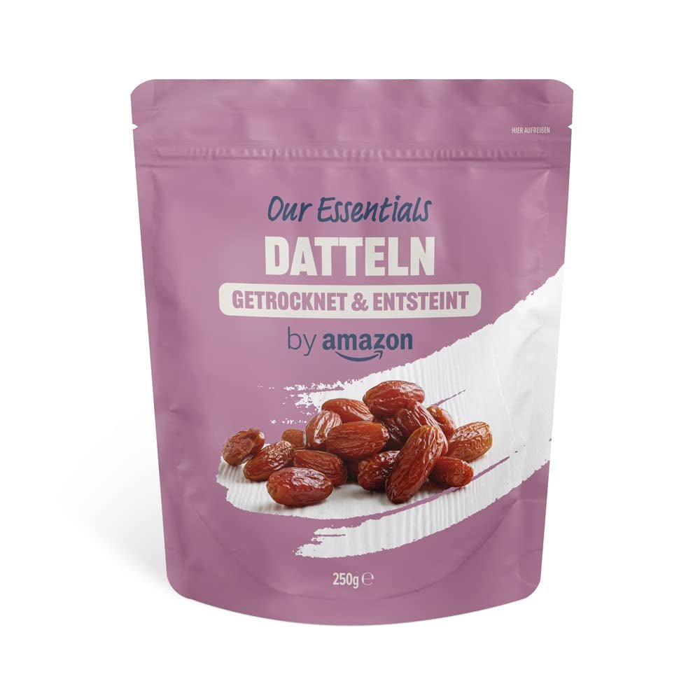 Getrocknete und entsteinte Datteln, 250 g Naty Shop dehydrierte Produkte 250 g (1 Packung)