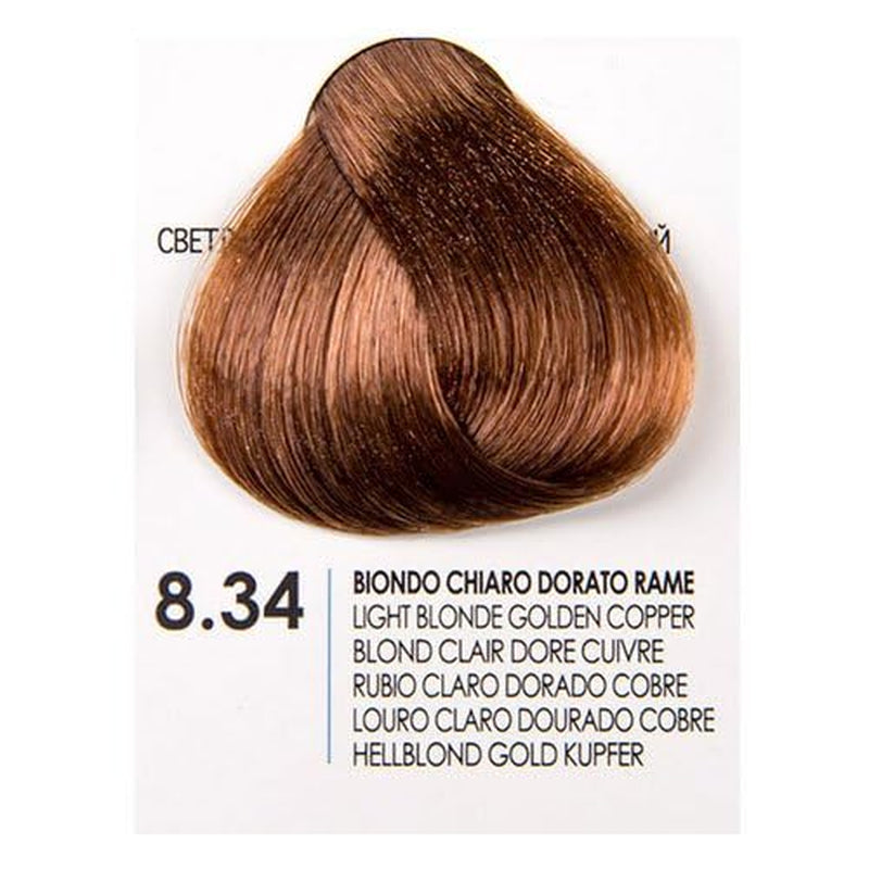 Goldene Farbe 1,10 Blauschwarz 100 ml Naty Shop Haarfärbemittel 8,34 Hellblond, Gold-Kupfer 100 G (1 Packung)
