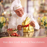 Oster-Sortenpaket Lindt Schokolade LINDOR | 1,2 kg | 2 GOLD BUNNY Milchschokoladen und 8 LINDOR Sorten: Milchschokolade, Noisette, Zartbitter, Weiß, Schwarz 60 %, Karamell, Salzkaramell, Stracciatella | Osterschokolade | Der Osterhase