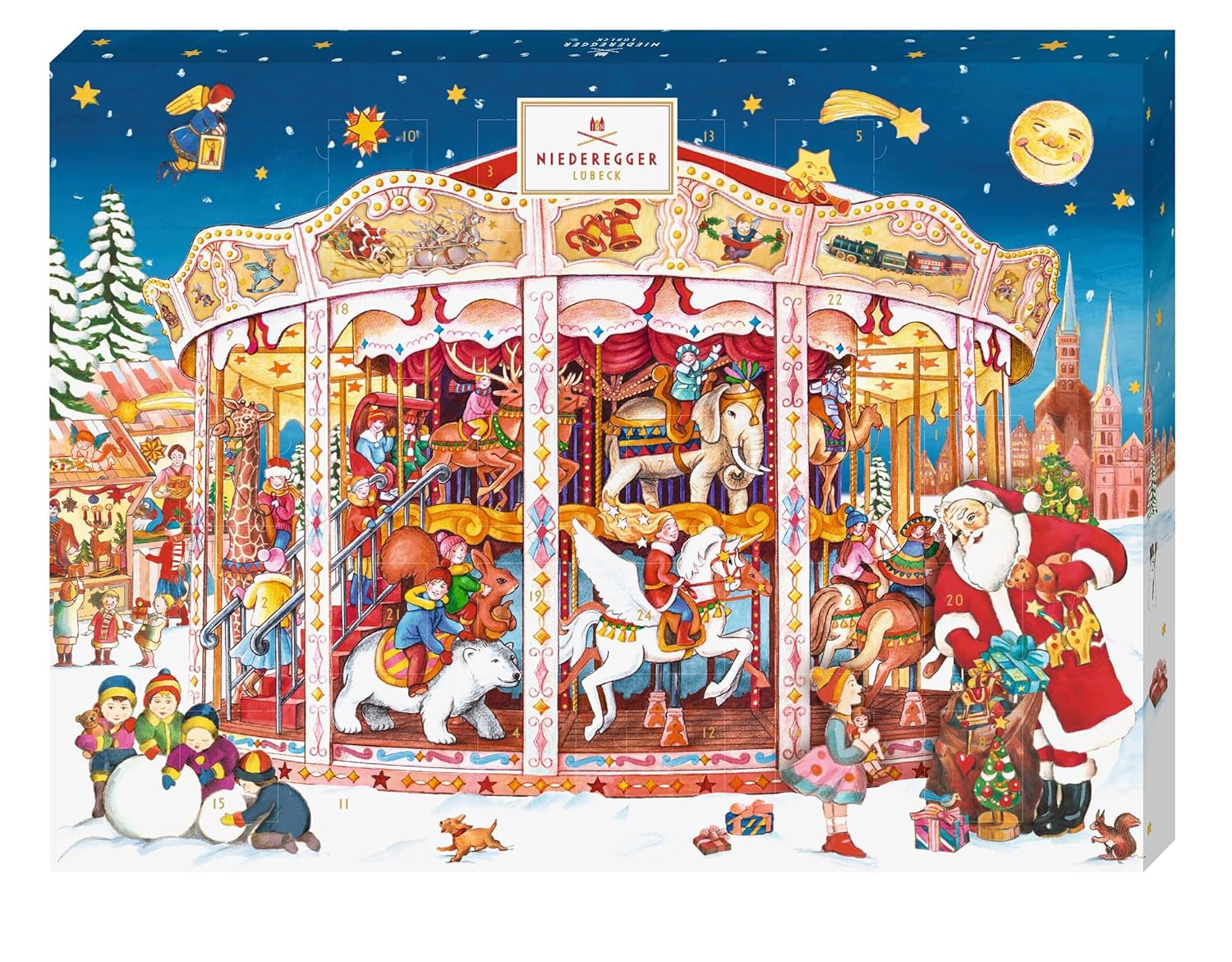 Adventskalender Niederegger Karussell 500g