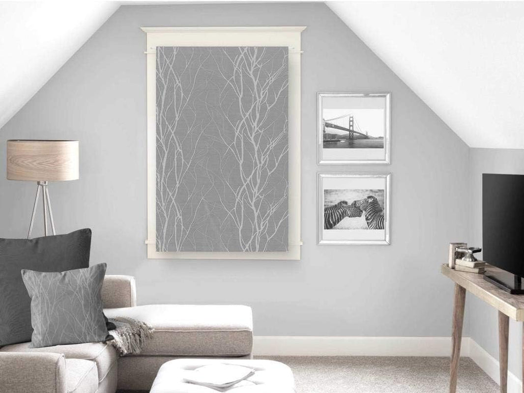 Soleil D'Ocre Liane Bise-Bise, Polyester, Weiß, 70 x 200 cm Bettdecken und Steppdecken Naty Shop Grau H90 x B60 cm (1er-Pack)