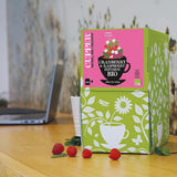 Cupper Bio-Früchtetee Cranberry Himbeere | Himbeertee | 250 ungebleichte Teebeutel | Großpackung | Perfekt fürs Büro | Ökologisch | Fairer Handel