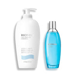 Biotherm Lait Corporel L'Original, Feuchtigkeitsspendende Körperlotion mit Plankton, 400 ml Kosmetik und Schönheit Naty Shop Körperlotion 400 ml + Körperspray 100 ml Set