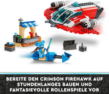 LEGO Star Wars: Die Abenteuer der jungen Jedi-Ritter Crimson Firehawk, Kinder-Starterset mit baubarem Raumschiff, Speeder-Bike und 3 Figuren, Geschenk für Jungen und Mädchen ab 4 Jahren 75384 Bausets Besuchen Sie den LEGO-Store