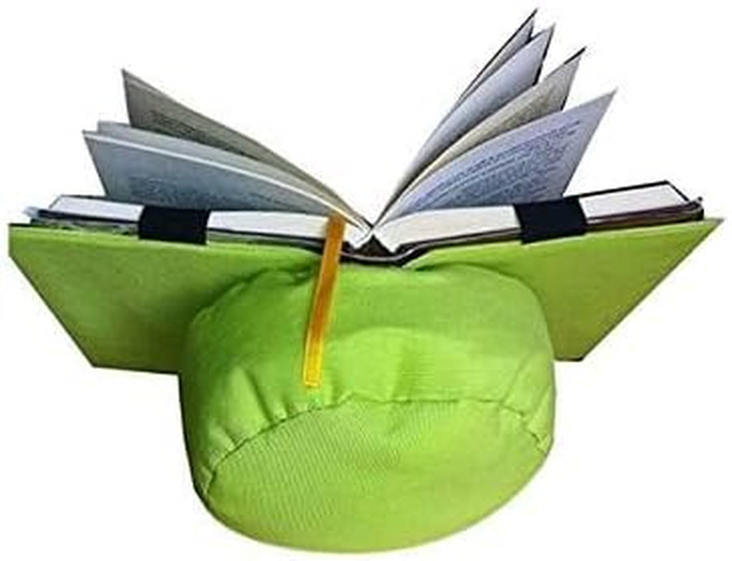 Lesekissen, grün, Buchauflage für Leser, aus Stoff, anpassbar an das Buch