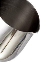 Cilio 0000201383 Latte Macchiato Karaffe, Edelstahl, Silber, 6,4 x 7,4 x 7,6 cm