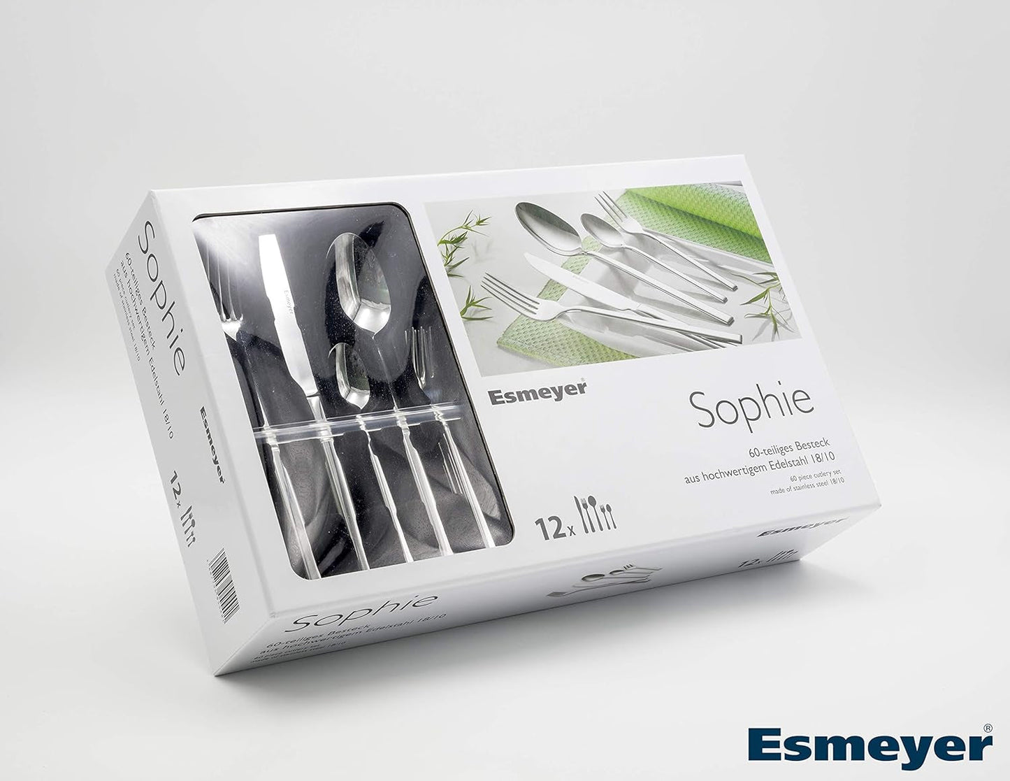 199-830 Sophie 60-teiliges Besteckset, poliert in Geschenkbox, Kitchen Naty Shop