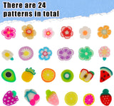 1000 Stk Nagel Obst Scheiben, Nagelkunst Fruchtscheiben Charms Cute Obst-Blumen Charms Mixed Set Mini 3D Obstscheibe Nail Art Zum Nagelkunst Praktische Deko DIY Schleimbasteln Ornament Scrapbooking